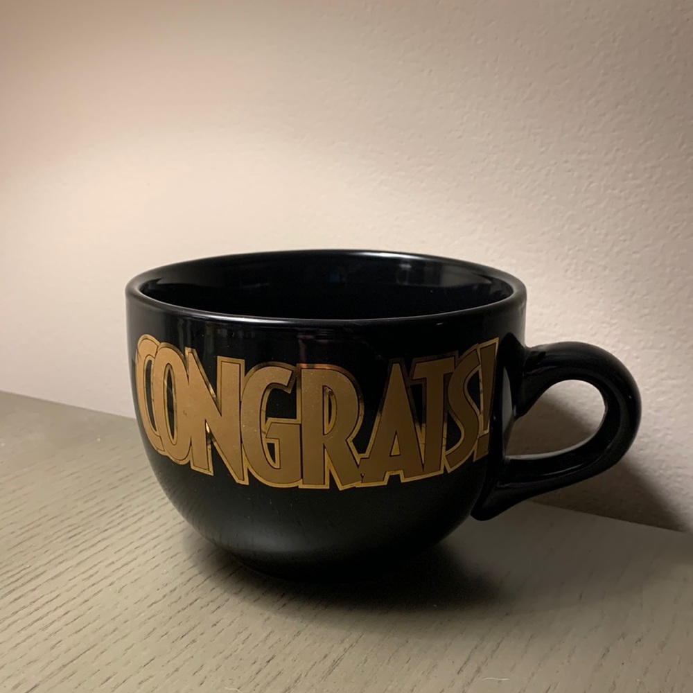 “Congrats” mug